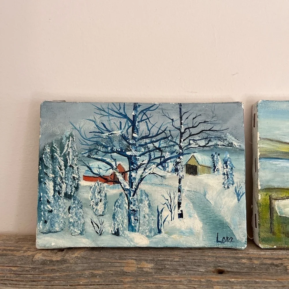 Set of Three MINI Landscape Paintings